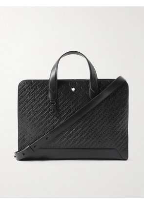 Montblanc - M_Gram 4810 Logo-Debossed Leather Briefcase - Men - Black
