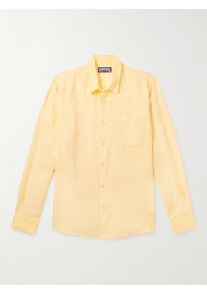 Vilebrequin - Caroubis Linen Shirt - Men - Yellow - S