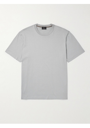 Brioni - Cotton-Jersey T-Shirt - Men - Gray - S