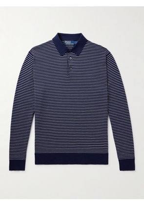 Polo Ralph Lauren - Slim-Fit Striped Cotton Polo Shirt - Men - Blue - XS