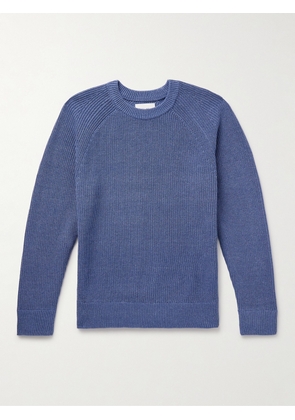 NN07 - Jacobo 6470 Ribbed Cotton Sweater - Men - Blue - S