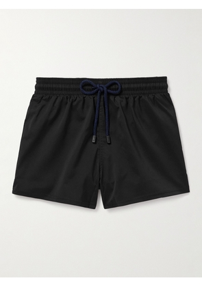 Vilebrequin - Man Slim-Fit Short-Length Recycled Swim Shorts - Men - Black - S