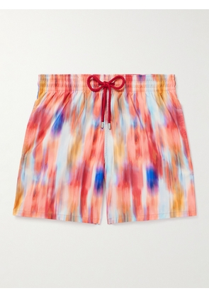 Vilebrequin - Mahina Mid-Length Printed Recycled Swim Shorts - Men - Pink - S