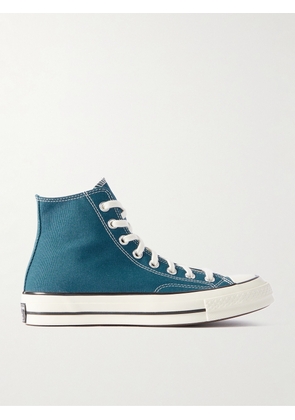 Converse - Chuck 70 Canvas High-Top Sneakers - Men - Blue - UK 6