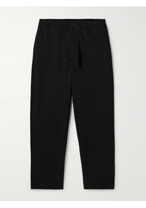 Universal Works - Tapered Cotton-Twill Trousers - Men - Black - UK/US 30