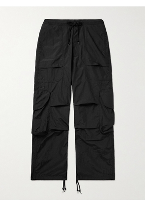 Entire Studios - Freight Tapered Nylon Drawstring Cargo Trousers - Men - Black - XS