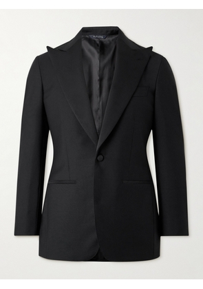 Saman Amel - Grosgrain-Trimmed Wool Tuxedo Jacket - Men - Black - IT 46