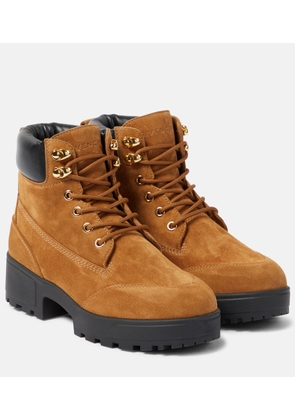 Givenchy Trekker suede combat boots
