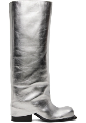 FIDAN NOVRUZOVA Silver Havva Boots
