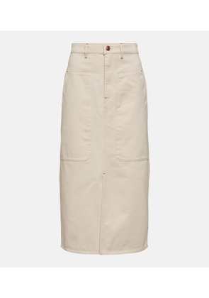 Marant Etoile Flozia cotton midi skirt