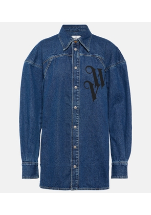 Vivienne Westwood Logo denim shirt