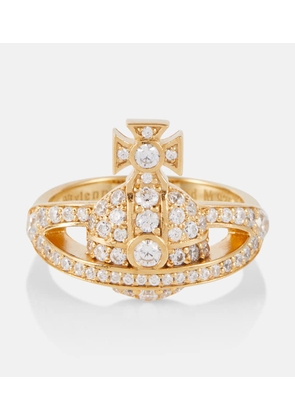 Vivienne Westwood Mini Orb crystal-embellished ring