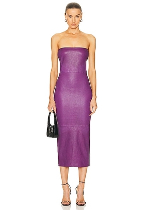 SPRWMN Tube Dress in Violet - Purple. Size L (also in XS).