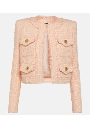 Balmain Cropped tweed jacket