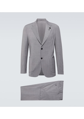 Lardini Single-breasted wool blend suit