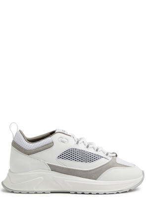 Cleens Essential Runner Panelled Leather Sneakers - White - 41 (IT41 / UK7)