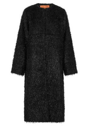 Stine Goya Alex Tinsel-weave Coat - Black - M (UK12 / M)