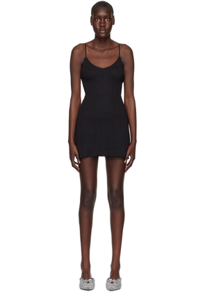 Cou Cou SSENSE Exclusive Black Cami Minidress