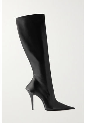 Balenciaga - Witch Leather Knee Boots - Black - IT35,IT36,IT37,IT38,IT39,IT40,IT41