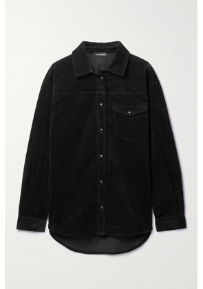 Anine Bing - Simon Cotton-corduroy Shirt - Black - x small,small,medium,large