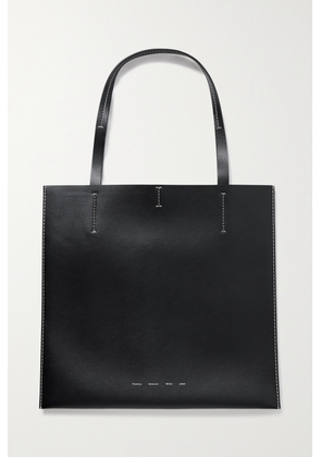 Proenza Schouler White Label - Twin Two-tone Leather Tote - Black - One size