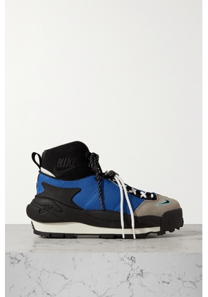 Nike - + Sacai Magmascape Sp Suede-trimmed Mesh Sneakers - Blue - US4,US4.5,US5,US5.5,US6,US6.5,US7,US7.5,US8,US8.5,US9,US9.5,US10,US10.5