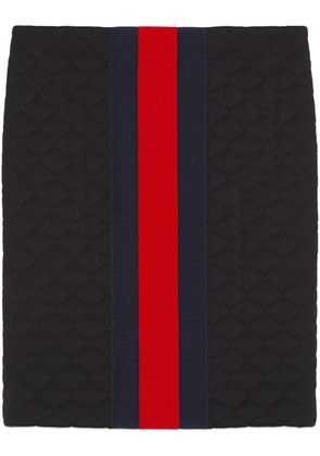 Gucci Web quilted midi skirt - Black
