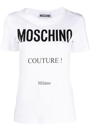 Moschino logo print T-shirt - White