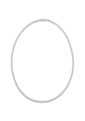 De Beers Jewellers White Gold And Diamond Db Classic Eternity Line Necklace