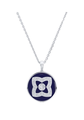 De Beers Jewellers White Gold And Diamond Enchanted Lotus Necklace