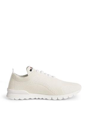 Kiton Knitted Lace-Up Sneakers