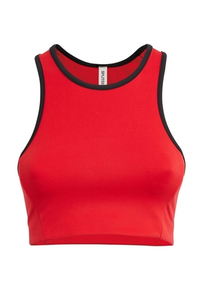 SPLITS59 Iselin color-block recycled stretch sports bra