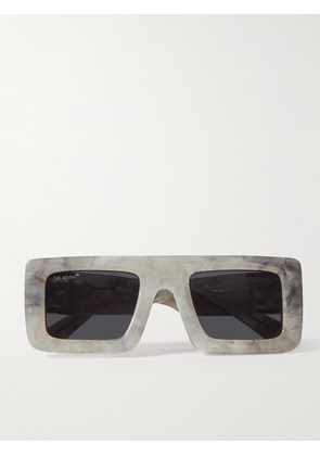 Off-White - Leonardo Square-Frame Acetate Sunglasses - Men - Gray