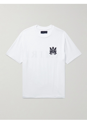 AMIRI - Logo-Print Cotton-Jersey T-Shirt - Men - White - XS
