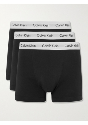 Calvin Klein Underwear - Three-Pack Stretch-Cotton Briefs - Men - Black - S