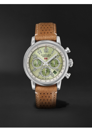 Chopard - Mille Miglia Classic Automatic Chronograph 40.5mm Stainless Steel and Leather Watch, Ref. No. 168619-3004 - Men - Green