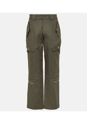 Dion Lee Mid-rise cotton twill cargo pants