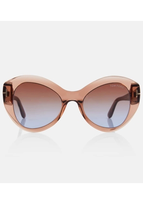 Tom Ford Guinivere round sunglasses