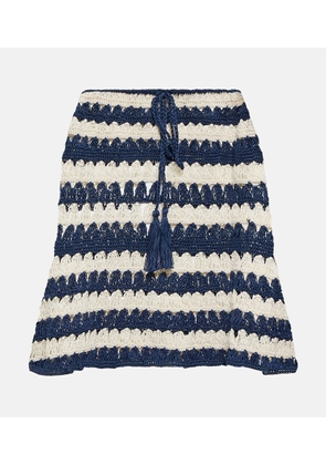 Anna Kosturova Farrah crochet cotton miniskirt