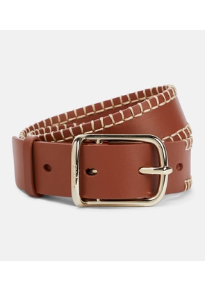 Chloé Louela reversible leather waist belt