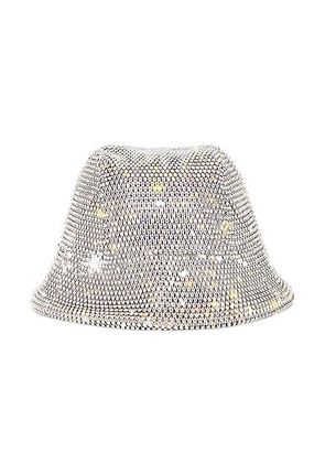 Santa Brands Moonlight Panama Hat in Silver - Metallic Silver. Size all.