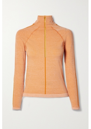 Cordova - Sierra Two-tone Ribbed-knit Sweater - Brown - XS/S,M/L