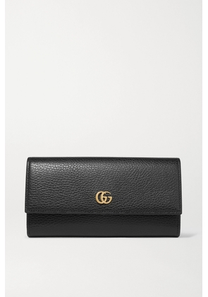 Gucci - + Net Sustain Textured-leather Continental Wallet - Black - One size