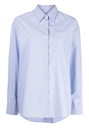 Low Classic striped cotton shirt - Blue