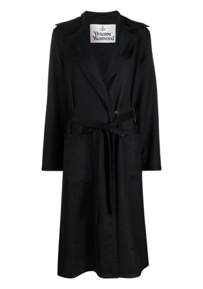 Vivienne Westwood tie-front long-sleeved coat - Black