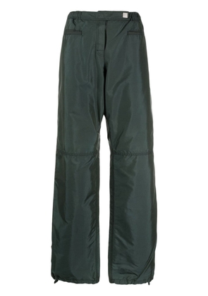 CHANEL Pre-Owned 2002 Sport Line straight-leg trousers - Green