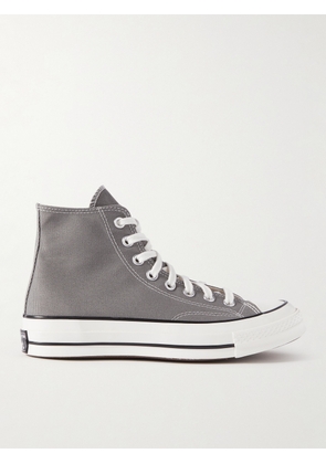 Converse - Chuck 70 Canvas High-Top Sneakers - Men - Gray - UK 5