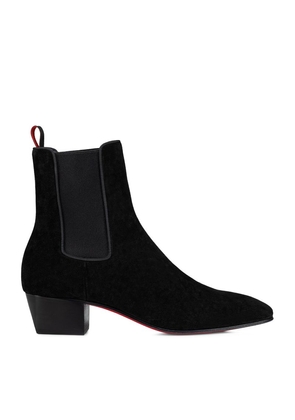 Christian Louboutin Suede Rosalio Ankle Boots 40
