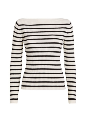 Frame Ribbed Breton Stripe Sweater
