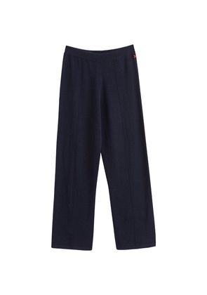 Chinti & Parker Wool-Cashmere Wide-Leg Sweatpants